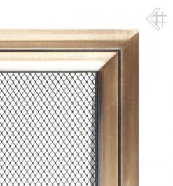 Retro-Lüftungsgitter, Rille, 17x30cm, Golden -Napoleon Geschaft 4c4ff17170850 gitter