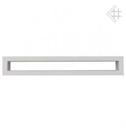 Lüftungsgitter, Luftschlitz Offen, 6x60cm, Weiß