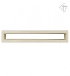 Lüftungsgitter, Luftschlitz Offen, 6x40cm, Creme