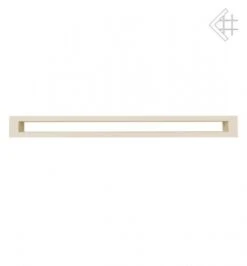 Lüftungsgitter, Luftschlitz Offen, 6x100cm, Creme