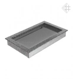 Kamin-Lüftungsgitter, 22x37cm Schwarz/silber