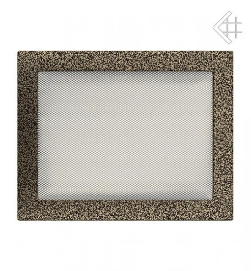 Kamin-Lüftungsgitter, 22x30cm Schwarz/gold 4 Kamin-Lüftungsgitter, 22x30cm Schwarz/gold – Bild 2