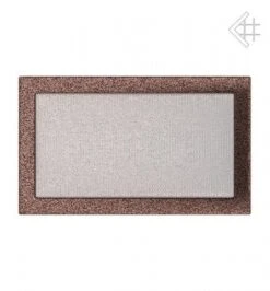 Kamin-Lüftungsgitter, 22x37cm Schwarz/kupfer