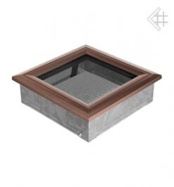 1A-Lüftungsgitter, Rille, 17x17cm, Kupfer