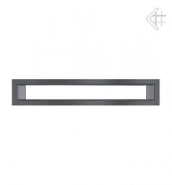 Lüftungsgitter, Luftschlitz Offen, 6x40cm, Graphit