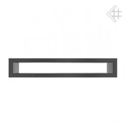 Lüftungsgitter, Luftschlitz Offen, 6x40cm, Schwarz