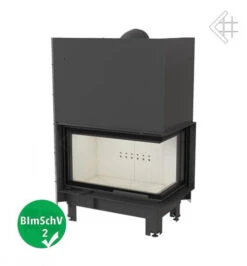 *EEK A+ Eck-Kamineinsatz Kratki MBO/P/BS/G 15 Schiebetür, Seitenscheibe Rechts - 15 KW