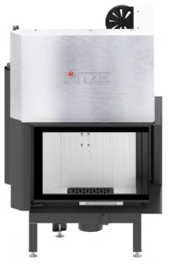 EEK A+ - Eck-Kamineinsatz HITZE Albero AL11RG.H DECO Mit Schiebetür, Seitenglas Rechts -11kW -Napoleon Geschaft AL11RG H deco 0001