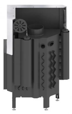 EEK A+ - Eck-Kamineinsatz HITZE Albero AL11RG.H DECO Mit Schiebetür, Seitenglas Rechts -11kW -Napoleon Geschaft AL11RG H deco 0005