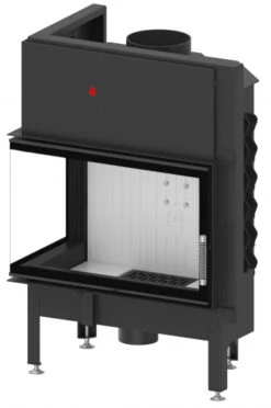 EEK A+ - Eck-Kamineinsatz HITZE Albero AL14L.H DECO Mit Seitenglas Links -14kW -Napoleon Geschaft AL14L H deco 0002