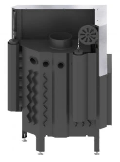 EEK A+ - Eck-Kamineinsatz HITZE Albero AL14LG.H DECO Mit Schiebetür, Seitenglas Links -14kW -Napoleon Geschaft AL14LG H deco0005