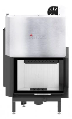 EEK A+ - Eck-Kamineinsatz HITZE Albero AL16RG.H DECO Mit Schiebetür, Seitenglas Rechts -16kW -Napoleon Geschaft AL16RG H deco 0001