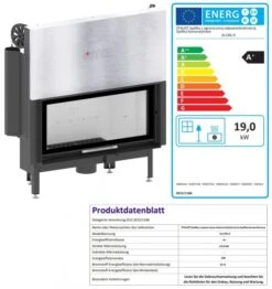 EEK A+ - XXL-Kamineinsatz HITZE Albero AL19G.H DECO Mit Schiebetür -19kW -Napoleon Geschaft AL19G.H D fer