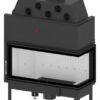 EEK A+ - Eck-Kamineinsatz HITZE Albero AL19R.H DECO Mit Seitenglas Rechts -19kW