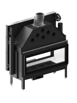 EEK A - XXL-Kamineinsatz HITZE Ardente ARD120X43.DGS Mit Schiebetür - 22kW -Napoleon Geschaft ARD120x43.DGS ARDENTE Dwustronny Gilotyna Standard 5