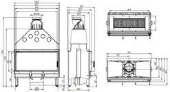 EEK A - Kamineinsatz HITZE Ardente ARD90X41.S - 17kW -Napoleon Geschaft ARD90x41.S ARDENTE sStandard 1