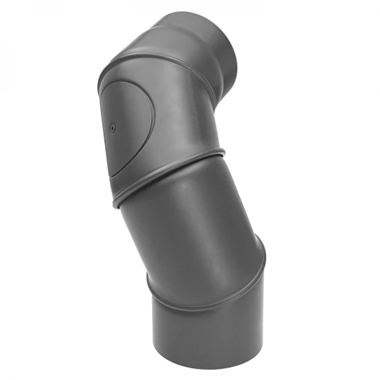 150 Mm - Multibogen 4-teilig Mit Tür In Gussgrau