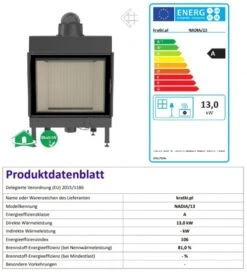 *EEK A - Kamineinsatz Kratki Nadia - 13 KW -Napoleon Geschaft NADIA13 1