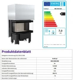 *EEK A - 3-Scheiben-Kamineinsatz KRATKI NBC 7 Mit Schiebetür - 7kW 11 *EEK A - 3-Scheiben-Kamineinsatz KRATKI NBC 7 Mit Schiebetür - 7kW -Napoleon Geschaft NBC680 280
