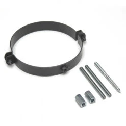 150 Mm - Rauchrohr Schelle In Gussgrau