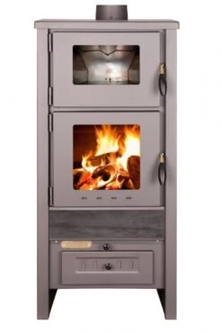 EEK A Kaminofen Mit Backfach Taurus Kachel Black – 12kW -Napoleon Geschaft Taurus schwarz front 800px