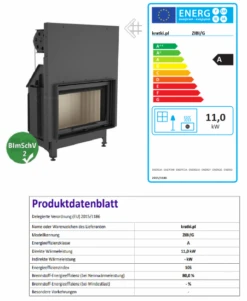 *EEK A - Kamineinsatz Kratki ZIBI/G Mit Schiebetür - BIMSCHV II - 11kW -Napoleon Geschaft Unbenannt19
