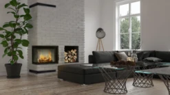 *EEK A+ Eck-Kamineinsatz Kratki LUCY/12/SLIM/L/BS Mit Seitenglas Links - 8kW -Napoleon Geschaft aranzacja kominek powietrzny lucy 12 bs slim 1920 1920 1 0 0