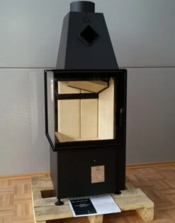 EEK A+ Eck-Kamineinsatz HAJDUK SMART 2LT/2PT Rahmenlos Türhöhe 51cm - 7,5 KW -Napoleon Geschaft hajduk smart1