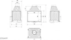 *EEK A+ Gusskamineinsatz Kratki ZOSIA ECO 12, Raumluftunabh. + BISMSCHV II - 12kW -Napoleon Geschaft kamineinsatzgusseisen kratkiZOSIAeco12 5
