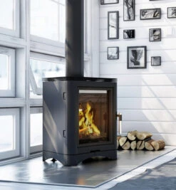 *EEK A - Guss-Kaminofen Kratki KOZA K5 Mit RRØ 150 Mm - 7 KW