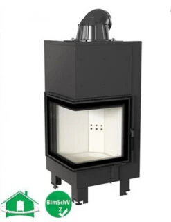 *EEK A - Eck-Kamineinsatz Kratki MBN/L/BS Schwenktür, Links - 8 KW