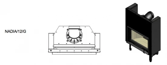 *EEK A - Kamineinsatz Kratki Nadia 12 Mit Schiebetür - 12 KW 8 *EEK A - Kamineinsatz Kratki Nadia 12 Mit Schiebetür - 12 KW – Bild 6
