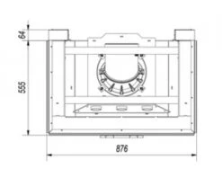 *EEK A - 3-Scheiben-Kamineinsatz KRATKI NBC 10 Mit Schiebetür - 10 KW -Napoleon Geschaft kratkinbc8004002