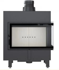 *EEK A - Eck-Kamineinsatz Kratki LUCY/14/P/BS Mit Seitenglas Rechts - 14kW -Napoleon Geschaft lucy14pbs3