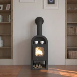 EEK A+ Kaminofen Victoria Maestro Schwarz - 9 KW 9 EEK A+ Kaminofen Victoria Maestro Schwarz - 9 KW -Napoleon Geschaft maestro3