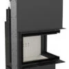 *EEK A - Eck-Kamineinsatz Kratki MBZ 13 Schwarze Acumotte Mit Schiebetür, Seitenglas Rechts - 13 KW -Napoleon Geschaft mbz13schiebt r1 33523 0