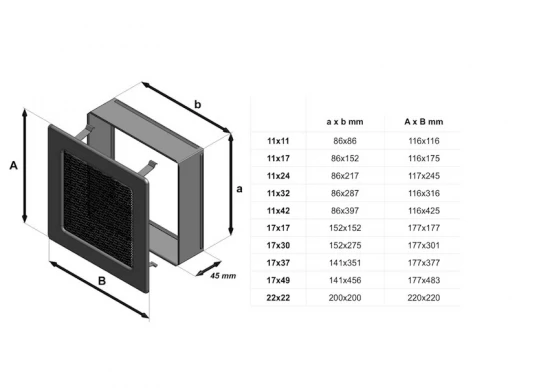 Luxus-Lüftungsgitter, 17x49cm, Chrom 6 Luxus-Lüftungsgitter, 17x49cm, Chrom – Bild 4