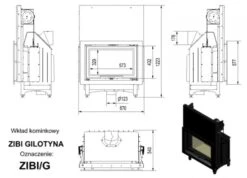 *EEK A - Kamineinsatz Kratki ZIBI/G Mit Schiebetür - BIMSCHV II - 11kW -Napoleon Geschaft n wymiary zibi gilotyna