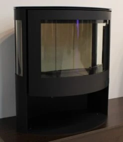 EEK A 3-Scheiben-Design-Kaminofen Panadero IRIS EcoDesign + Ext. Zuluft - 7,8kW -Napoleon Geschaft panadero iris messe 0