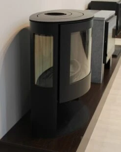 EEK A 3-Scheiben-Design-Kaminofen Panadero IRIS EcoDesign + Ext. Zuluft - 7,8kW -Napoleon Geschaft panadero iris2 messe