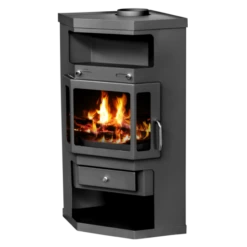 EEK A Eck-Kaminofen Victoria Panama, Schwarz, Dauerbrandfähig – 9kW -Napoleon Geschaft panama1