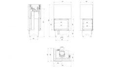 *EEK A+ ECK-Kamineinsatz Kratki VNL/700/480 Links Mit Schiebetür - 12 KW 11 *EEK A+ ECK-Kamineinsatz Kratki VNL/700/480 Links Mit Schiebetür - 12 KW -Napoleon Geschaft rys tech vnl 700 480