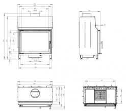 EEK A Kamineinsatz HITZE STMA59X43.S Mit 11kW -Napoleon Geschaft sadsaddada