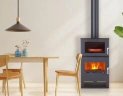 EEK A+ Kaminofen Mit Backfach Verso F - 9kW -Napoleon Geschaft versof2